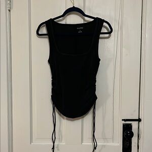 Anthropologie Pilcro Square Neck Ribbed Tank